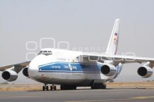 ATERRIZA EL ANTONOV EN PUEBLA