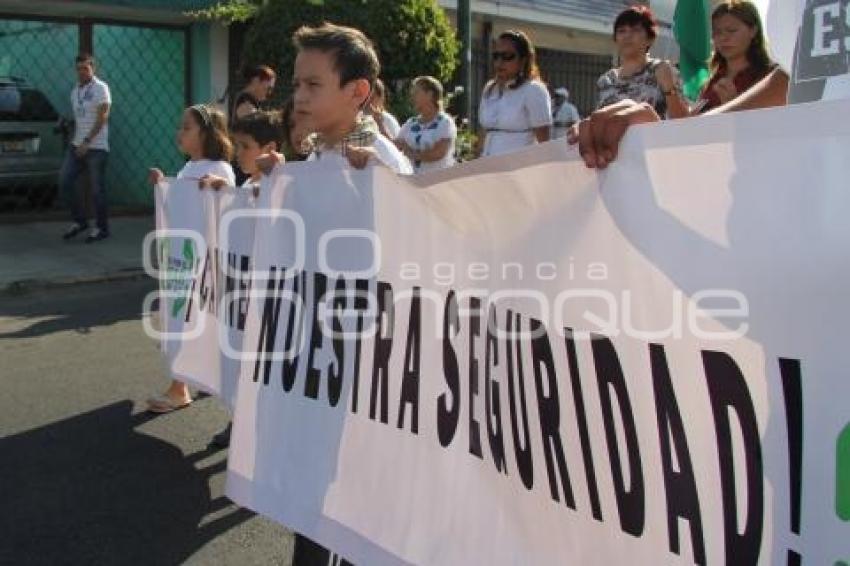 CAMINATA POR LA SEGURIDAD. SAN MANUEL