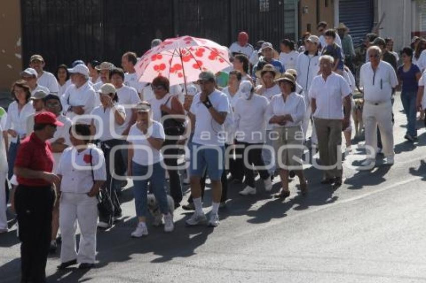 CAMINATA POR LA SEGURIDAD. SAN MANUEL