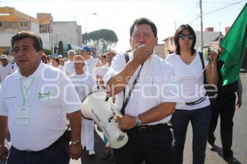 CAMINATA POR LA SEGURIDAD. SAN MANUEL