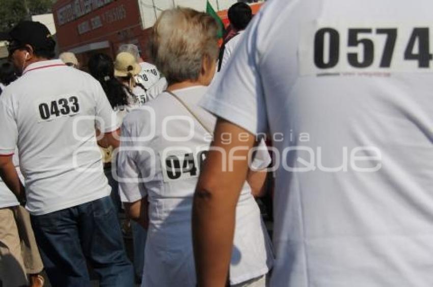 CAMINATA POR LA SEGURIDAD. SAN MANUEL