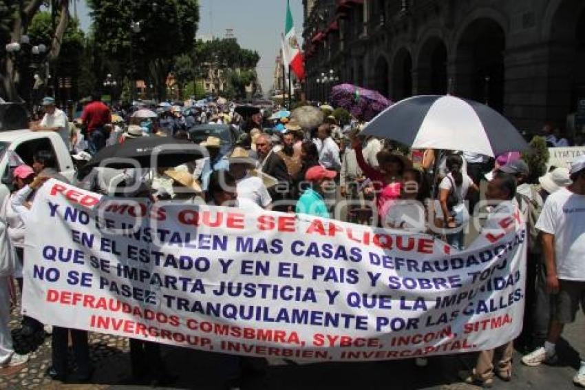 MANIFESTACIÓN DEFRAUDADOS