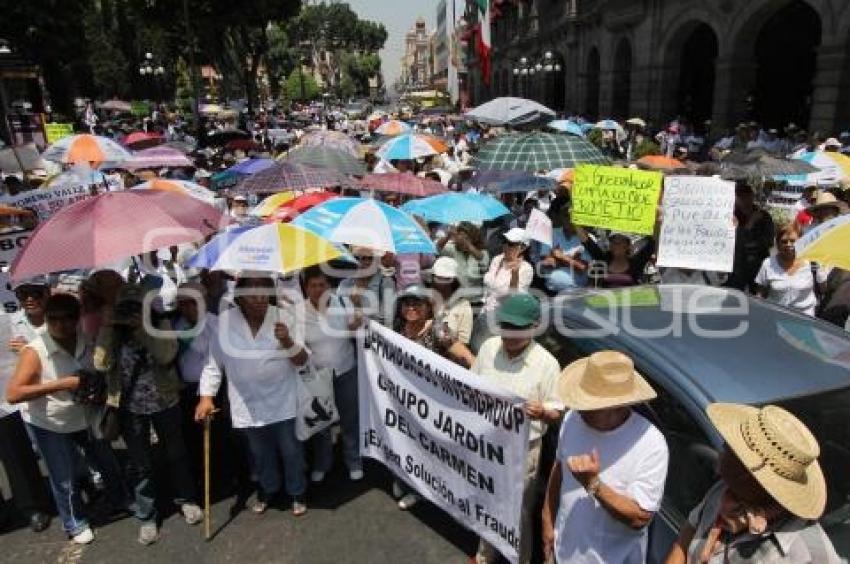 MANIFESTACIÓN DEFRAUDADOS