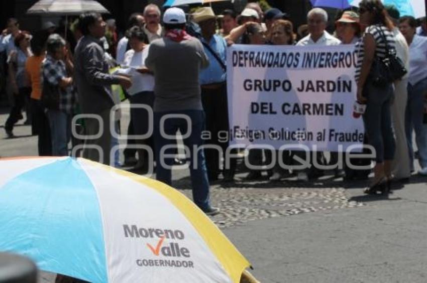 MANIFESTACIÓN DEFRAUDADOS