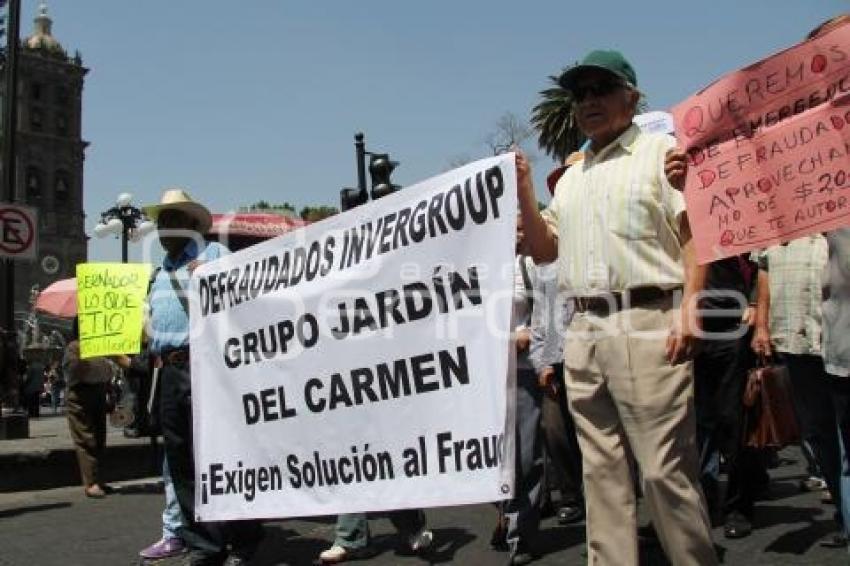 MANIFESTACIÓN DEFRAUDADOS