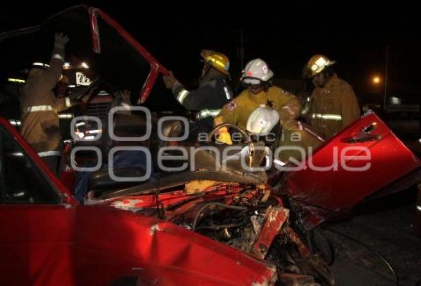 ACCIDENTE EN CARRETERA FEDERAL A TLAXCALA