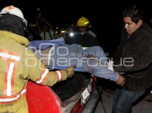 ACCIDENTE EN CARRETERA FEDERAL A TLAXCALA