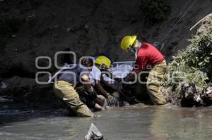ENCUENTRAN CADAVER DE UN HOMBRE ENTRE LAS AGUAS NEGRAS DEL RIO