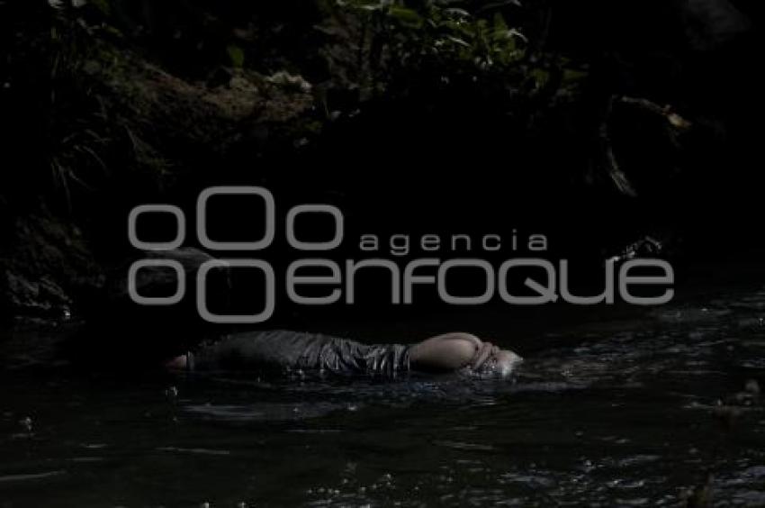 ENCUENTRAN CADAVER DE UN HOMBRE ENTRE LAS AGUAS NEGRAS DEL RIO