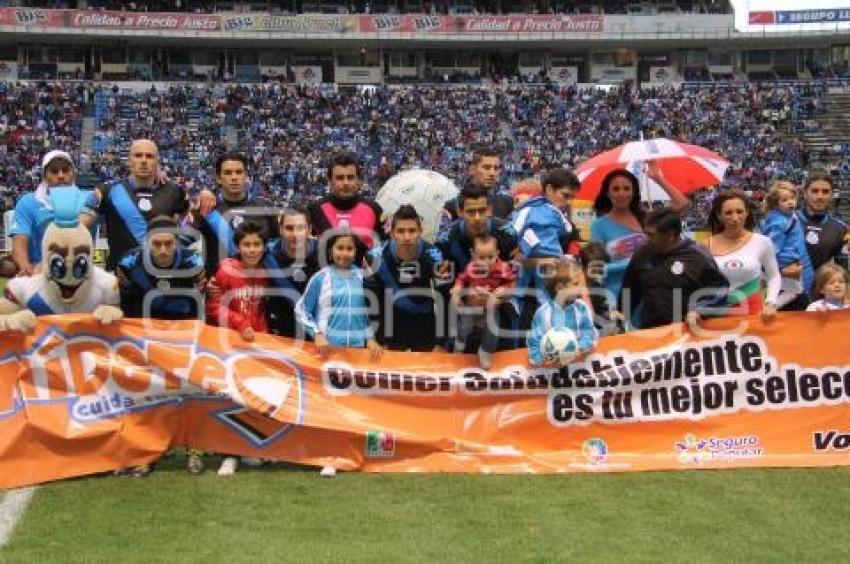 FÚTBOL . PUEBLA FC VS CRUZ AZUL