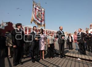 480 ANIVERSARIO DE LA CIUDAD DE PUEBLA -  CAMINATA CON PENDON DE LA CIUDAD