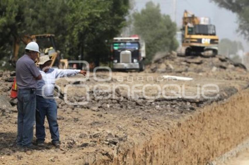 RECTA A CHOLULA - OBRAS