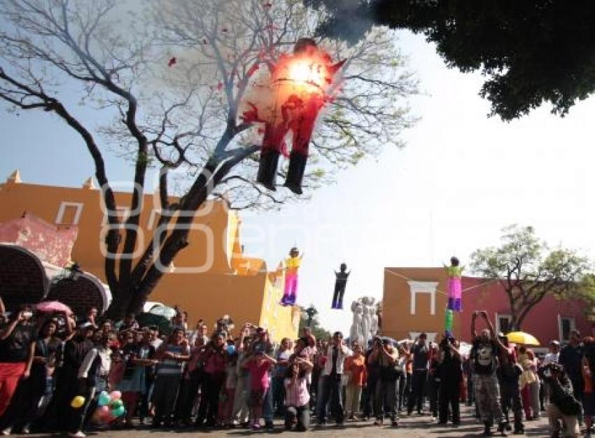 QUEMA DE JUDAS EN BARRIO DEL ARTISTA