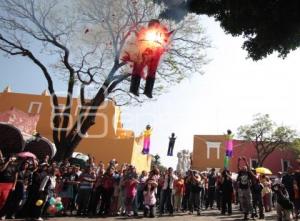 QUEMA DE JUDAS EN BARRIO DEL ARTISTA