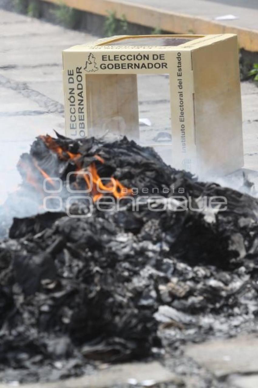 QUEMA BOLETAS ROMERO VARGAS