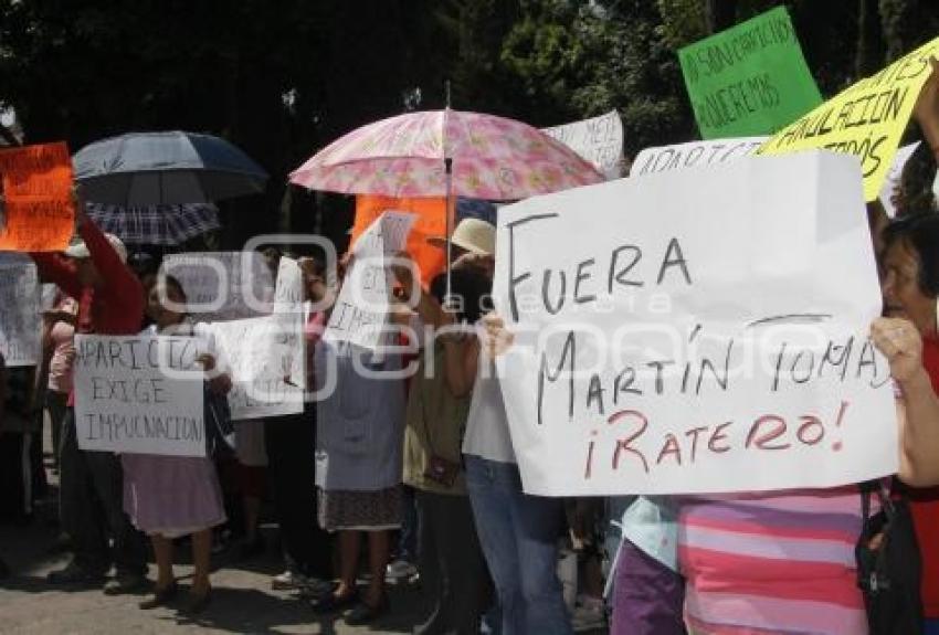 MANIFESTACION DE HABITANTES DE SAN APARICIO