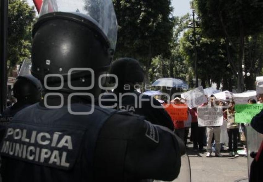 MANIFESTACION DE HABITANTES DE SAN APARICIO