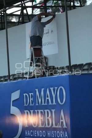 PREPARATIVOS . 5 DE MAYO