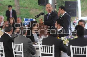 FELIPE CALDERÓN CON EMPRESARIOS