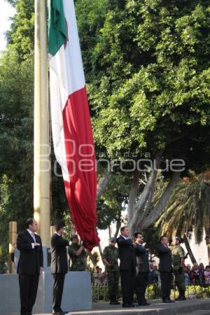 IZAMIENTO DE BANDERA - 5 DE MAYO