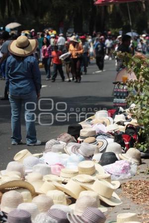 MILES SE REUNEN A VER DESFILE 5 DE MAYO