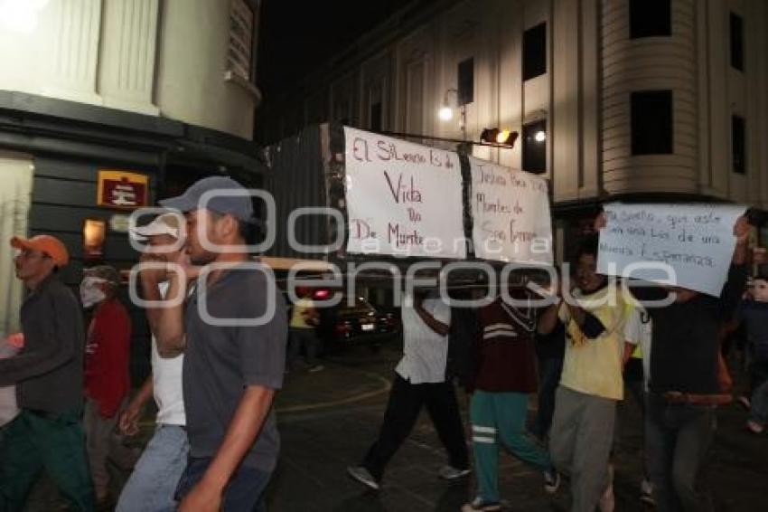 MARCHA MIGRANTES CENTROAMERICANOS