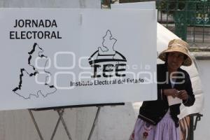 ELECCIONES . JUNTA AUXILIAR . CANOA