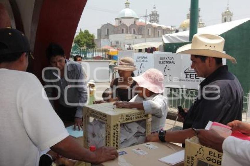 ELECCIONES . JUNTA AUXILIAR . CANOA