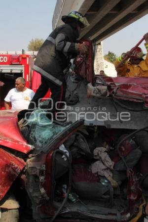 ACCIDENTE VÍA ATLIXCÁYOTL