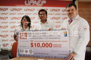 GANA UPAEP PREMIO EN VETERINARIA