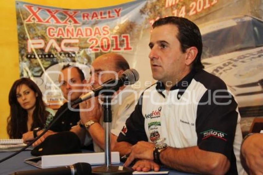 PRESENTAN RALLY CAÑADAS