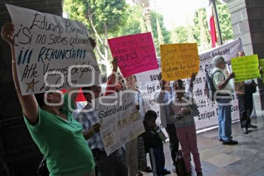 MANIFESTACIÓN EN EL AYUNTAMIENTO