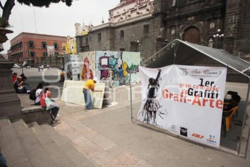 CONCURSO DE GRAFFITI - ZOCALO DE PUEBLA