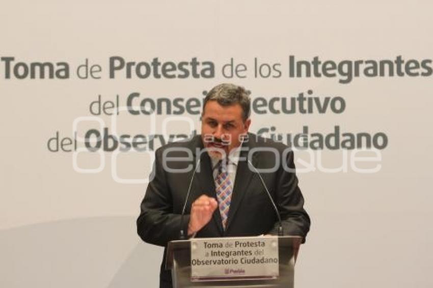 TOMA DE PROTESTA DEL OBSERVATORIO CIUDADANO