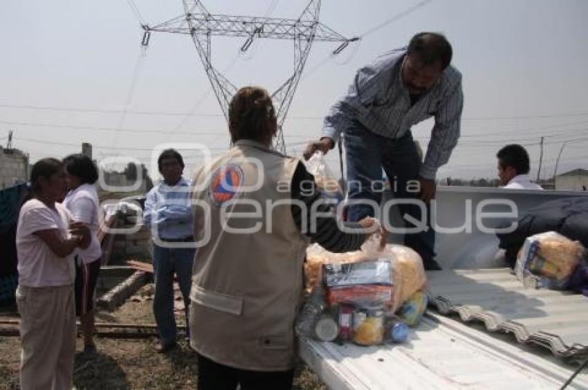 FAMILIAS AFECTADAS POR FUERTES LLUVIAS