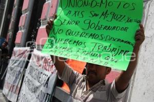 MANIFESTACIÓN MOTOTAXIS EN EL CONGRESO