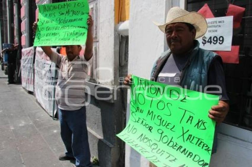 MANIFESTACIÓN MOTOTAXIS EN EL CONGRESO