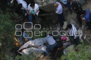 ENCUENTRAN A HOMBRE EJECUTADO EN SANTA ISABEL CHOLULA