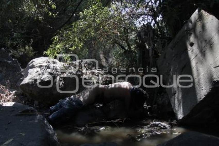 ENCUENTRAN A HOMBRE EJECUTADO EN SANTA ISABEL CHOLULA