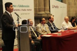 INAPAM Y PUEBLA CAPITAL FIRMAN CONVENIO