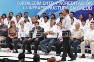 BANDERAZO CARAVANAS SALUD - REINAUGURACIÓN HOSPTAL EL LEÓN - ATLIXCO