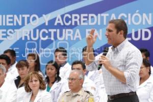 BANDERAZO CARAVANAS SALUD - REINAUGURACIÓN HOSPTAL EL LEÓN - ATLIXCO