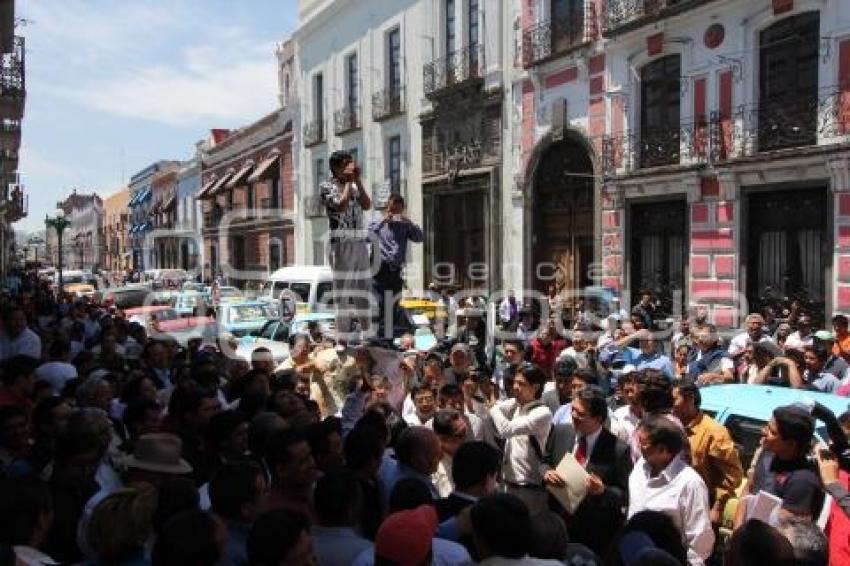 MANIFESTACIÓN DE TRANSPORTISTAS