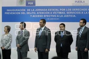 INAUGURAN JORNADA POR DERECHO HUMANOS EN PGJ