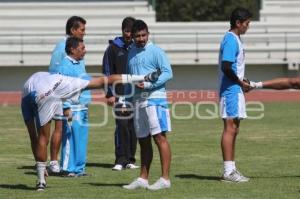 ENTRENAMIENTO PUEBLA DE LA FRANJA. FÚTBOL