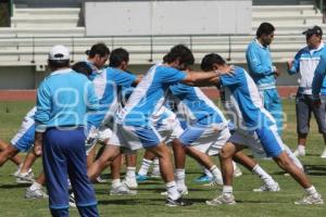 ENTRENAMIENTO PUEBLA DE LA FRANJA. FÚTBOL
