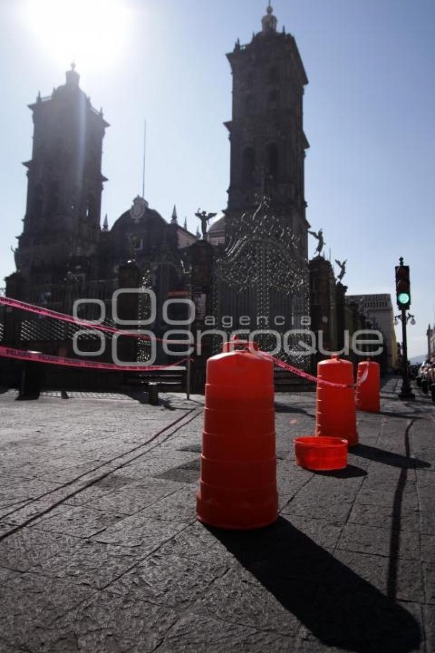 CIERRE 16 DE SEPTIEMBRE -  OBRAS