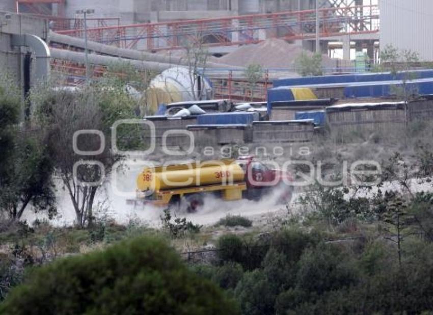 INCENDIO PLANTA CEMEX