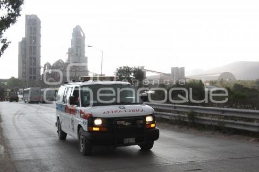 INCENDIO PLANTA CEMEX
