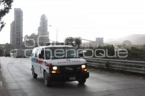 INCENDIO PLANTA CEMEX